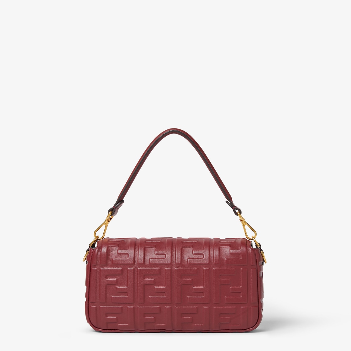 FENDI Baguette® Burgundy leather bag - Image 6